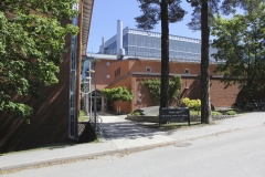 MTC main entrance at Nobels väg 16, June 2018