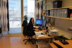 Natalia Demin in the HR Department office at MBB, June 2018