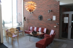 The reception area at MBB, scheeles väg 2