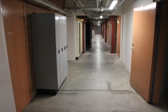 The basement corridor at MBB