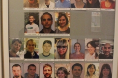 Portraits of MBB teachers as shown in the corridor to the MBB education quarters