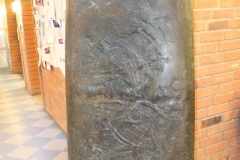 The enormous cast iron art piece from the MTC reception