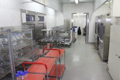 The autoclaving and dishwashing room at MTC