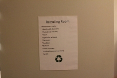 Recycling room