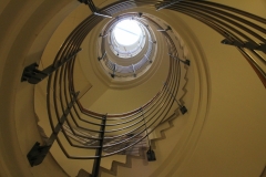 The spiral staircase at MTC