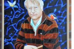 Professor Lars Olson portrait by Zetterling