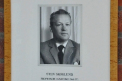 Sten Skoglund, Professor in Anatomy 1968-71