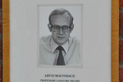 Arvid Maunsbach, Professor in Anatomy 1983-84